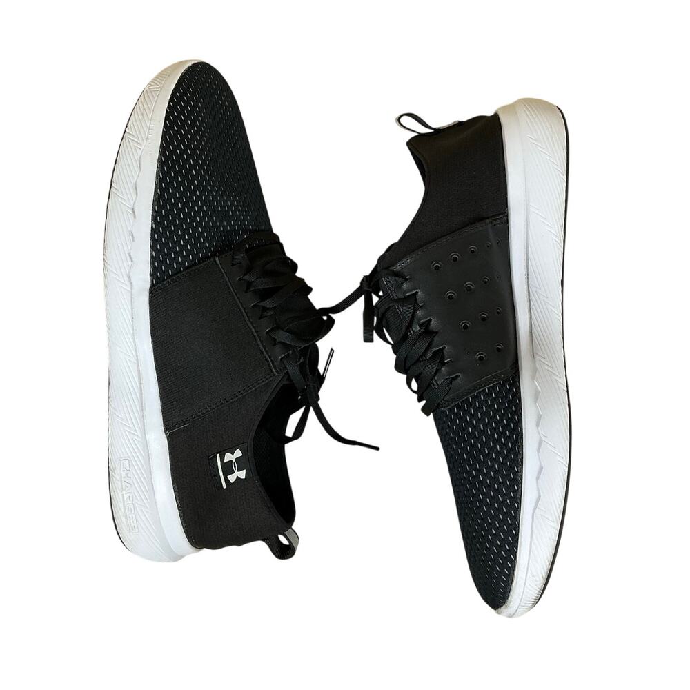 Under Armour Charged 247 Shoes Sneakers Men 11.5 Black White Running 1302497-001
